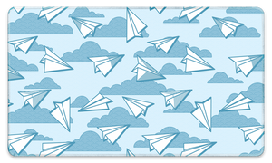 Paper Airplanes Blue