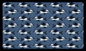 Scribbled Orcas Navy