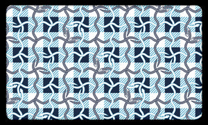 Plaid Snakes Blue