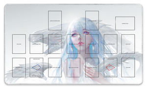 Blue-Eyes White Dragon with Girl