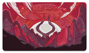 Mountain Mana Scenery, Stained Glass