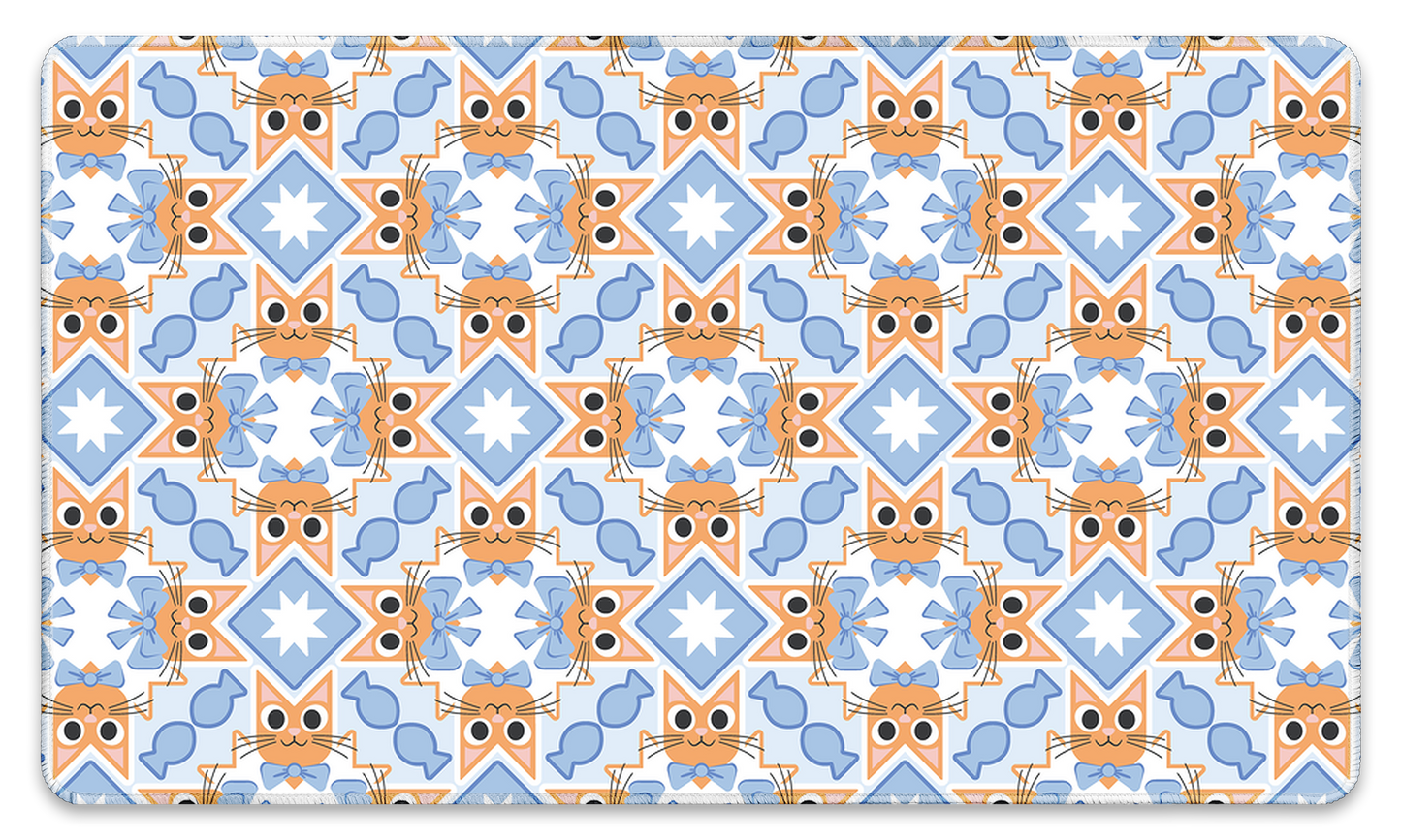 Fancy Cats Blue