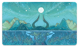 Island Mana Scenery, Stained Glass