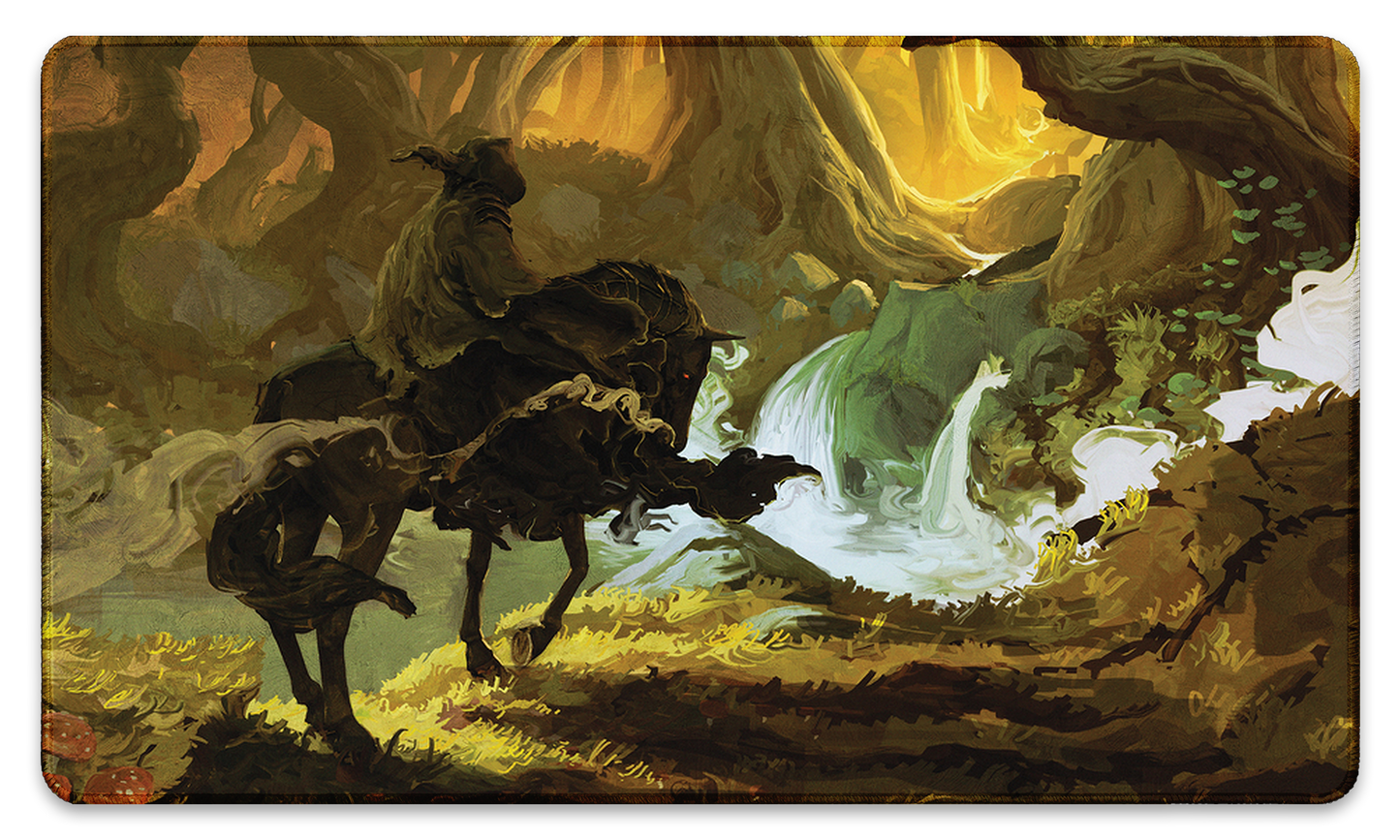 Dark Rider in the Woods
