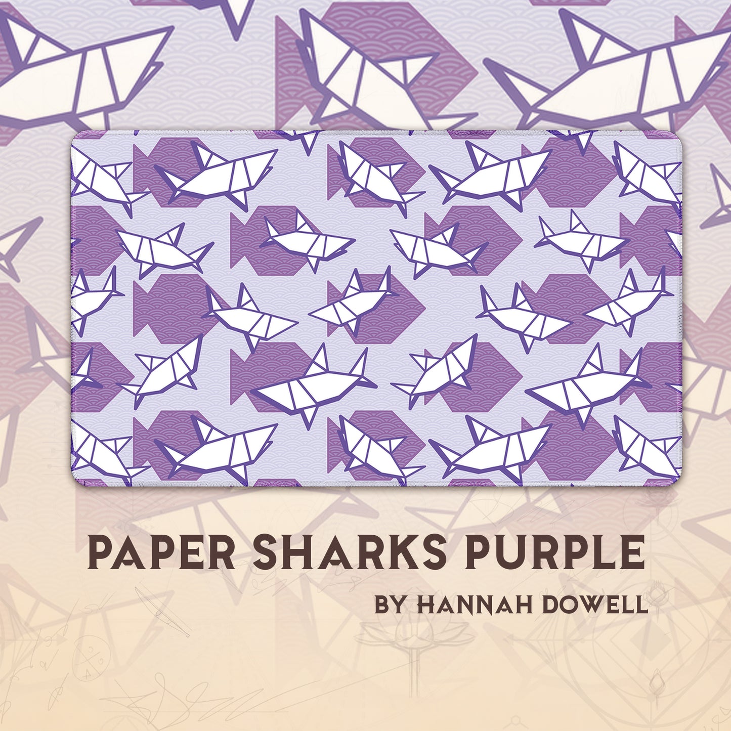 Paper Sharks Purple