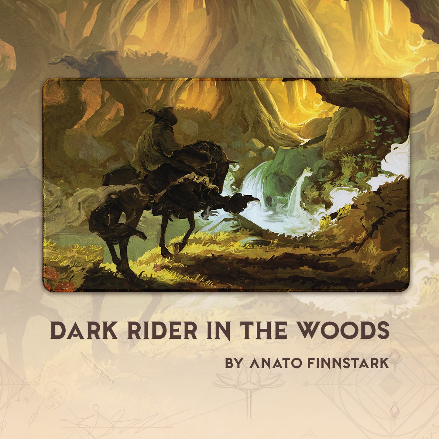 Dark Rider in the Woods