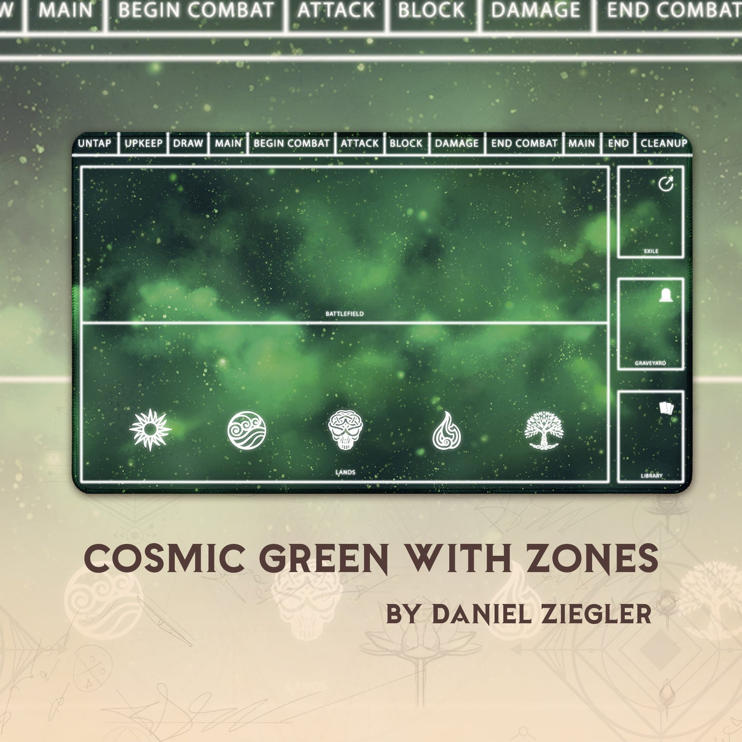 Cosmic Green with zones