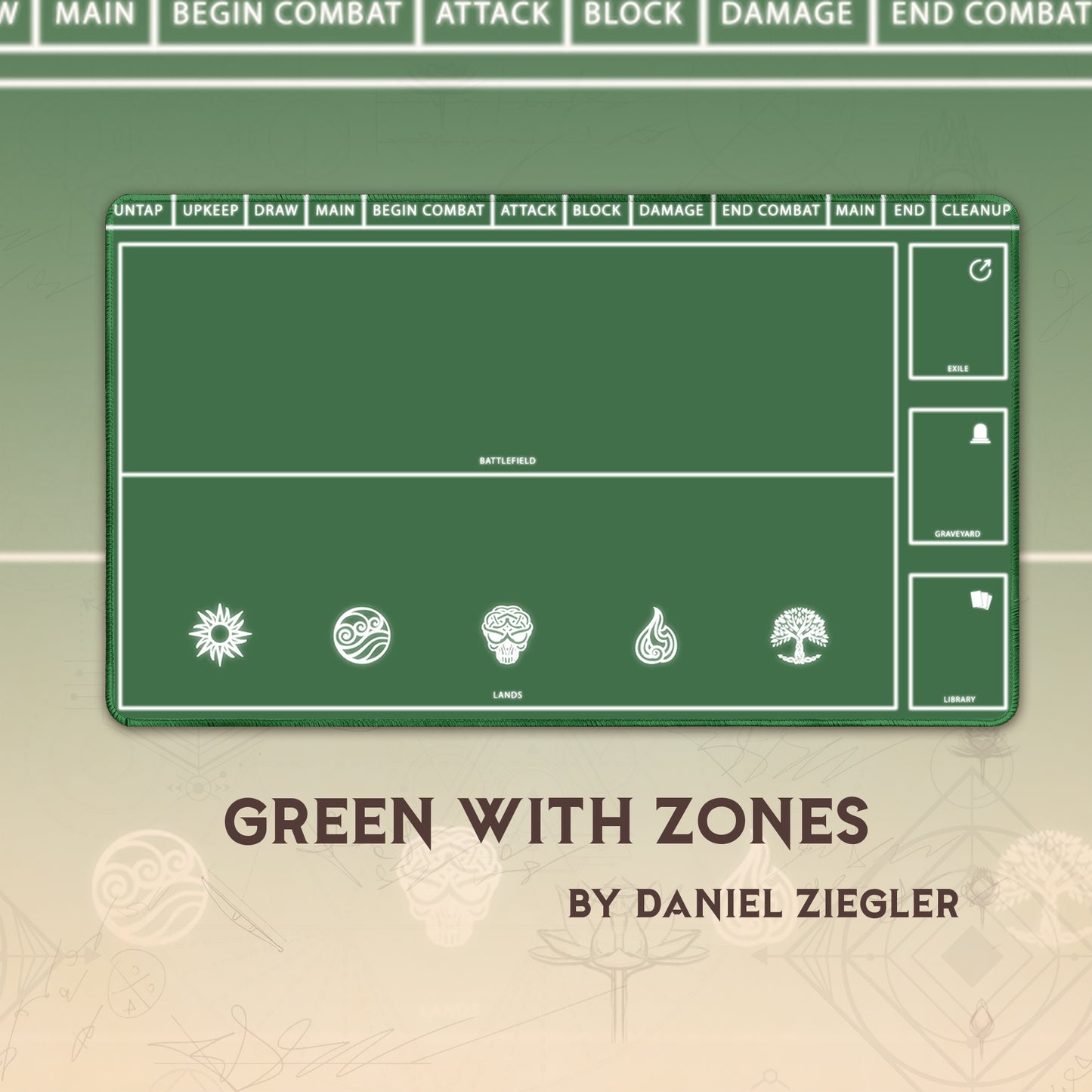 Green with zones