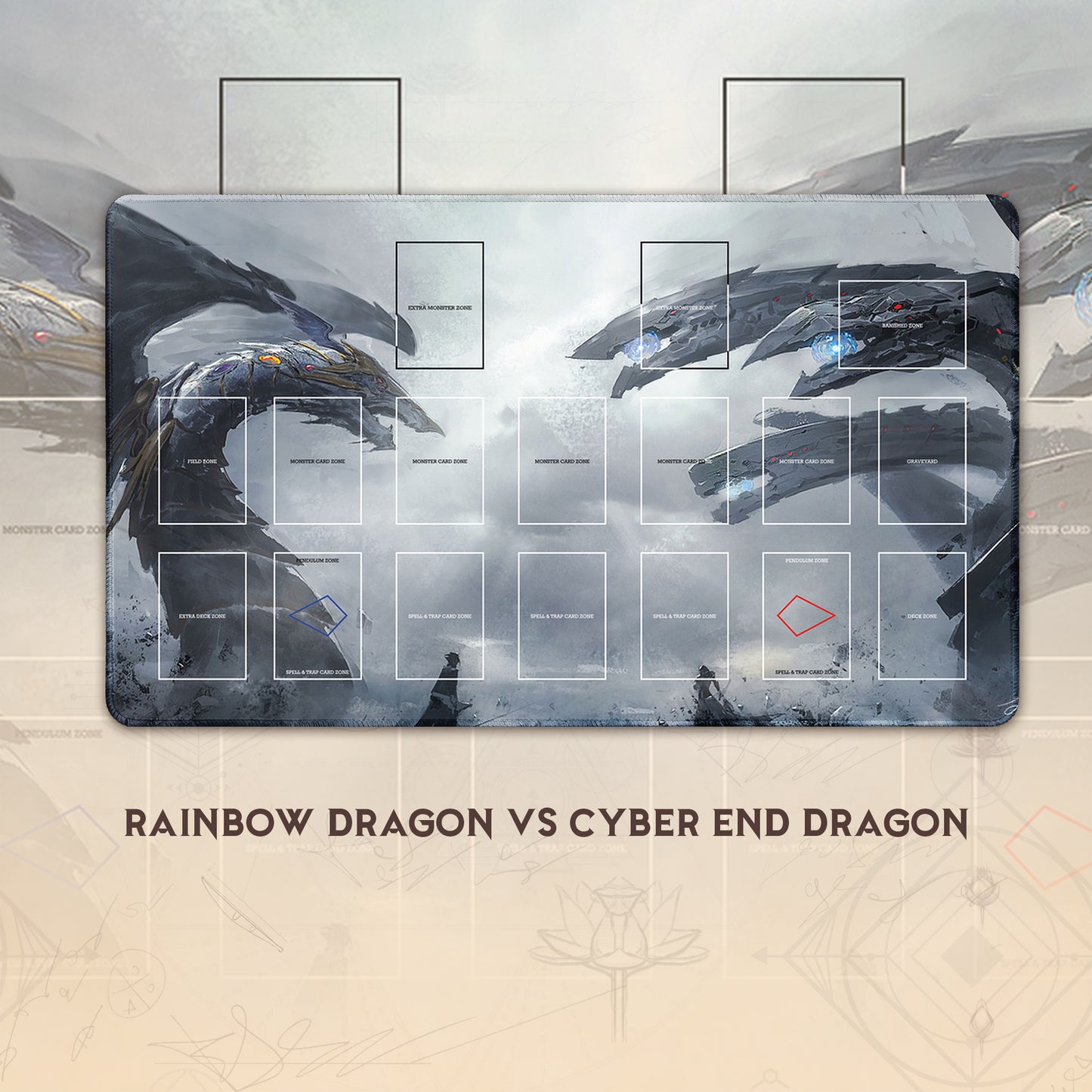 Rainbow Dragon vs Cyber End Dragon