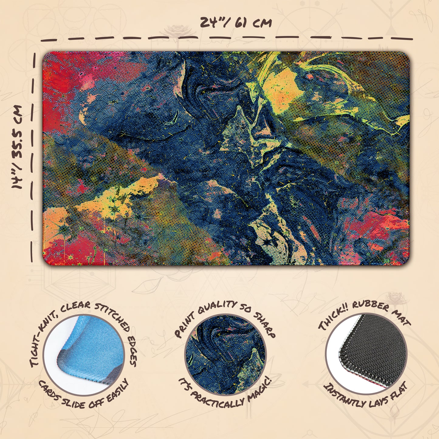 Poster-Plastered Wall Blue