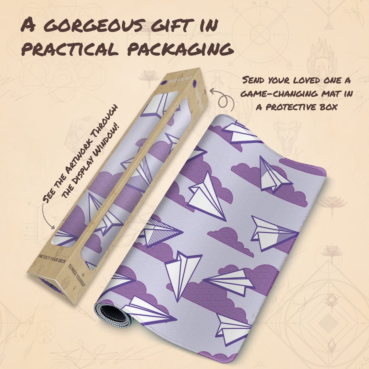 Paper Airplanes Purple
