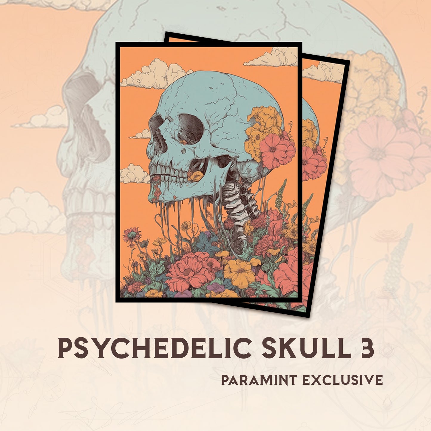 Psychedelic Skull 3