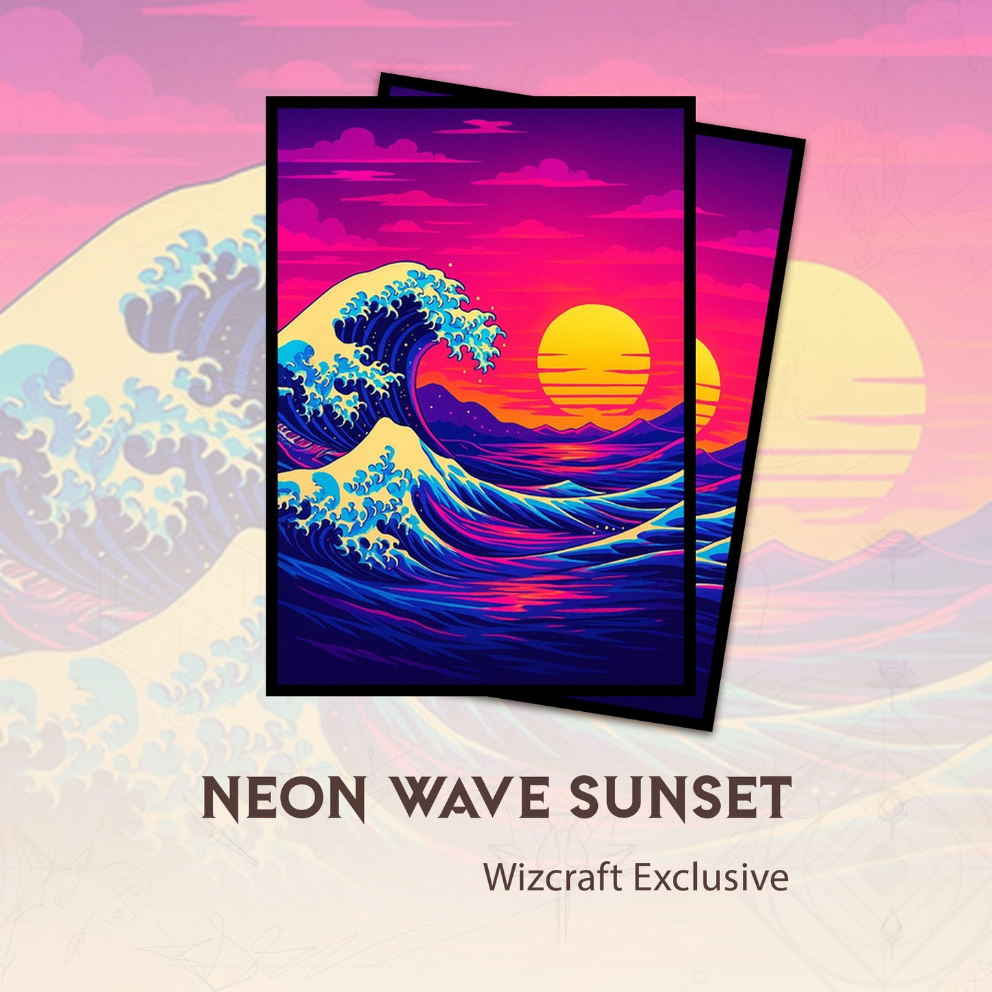 Neon Wave Sunset