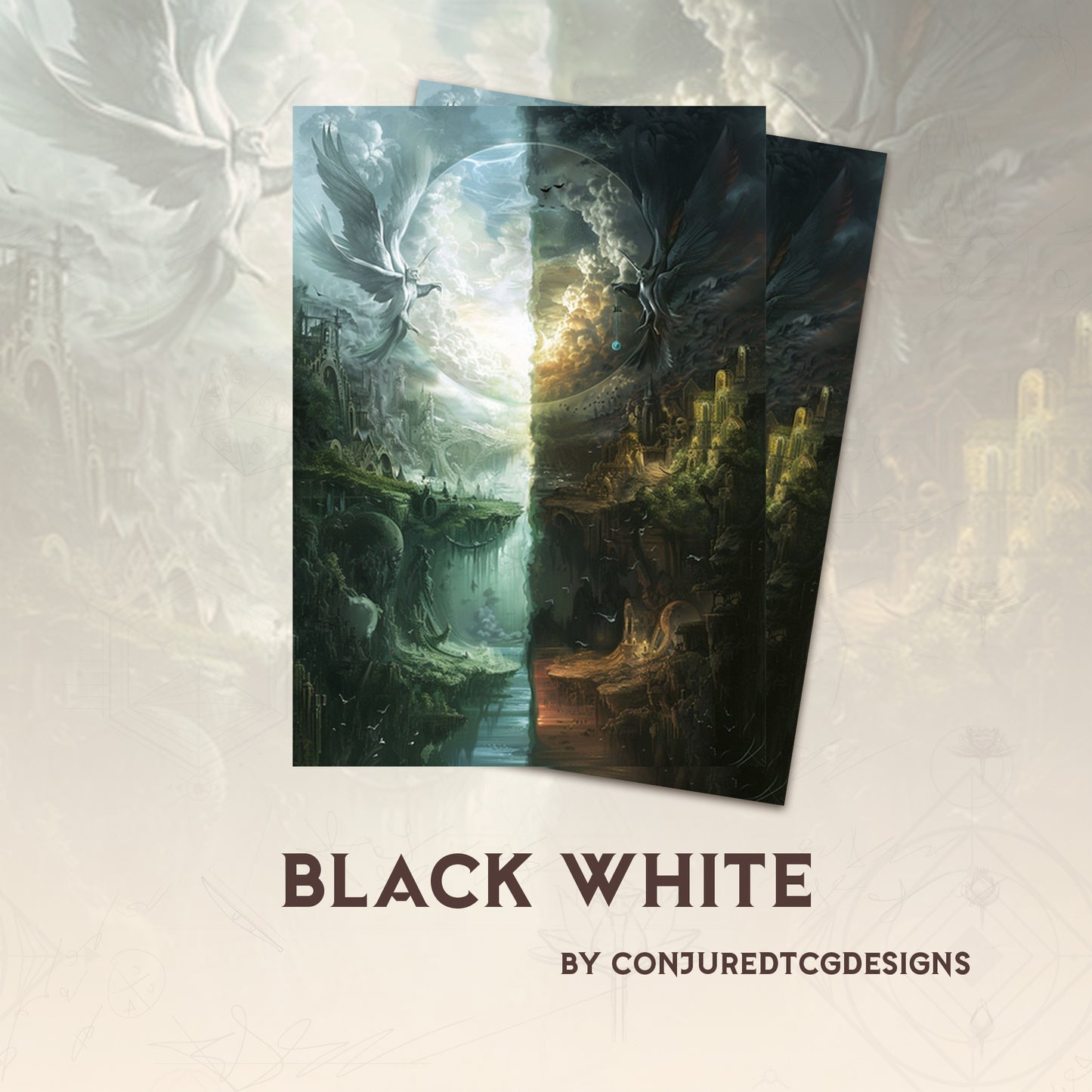 Black White