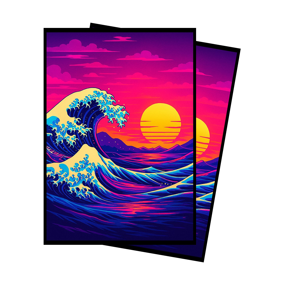Neon Wave Sunset