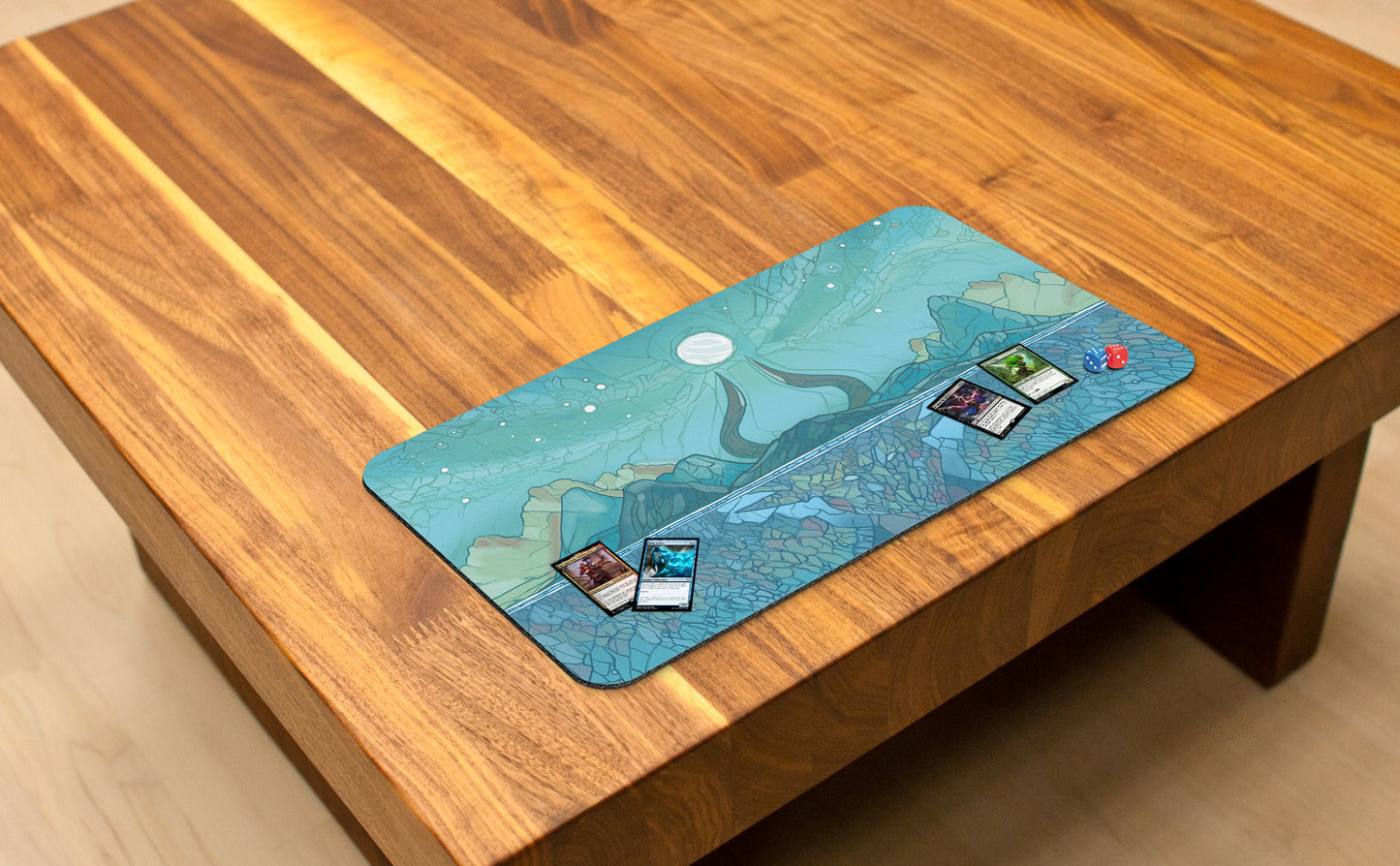 Island Mana Scenery, Stained Glass