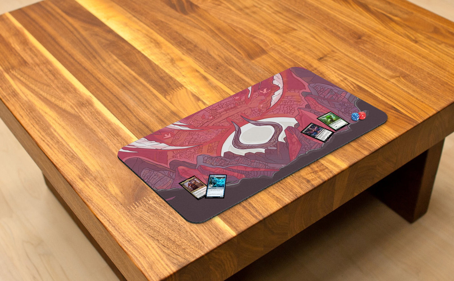 Mountain Mana Scenery, Stained Glass