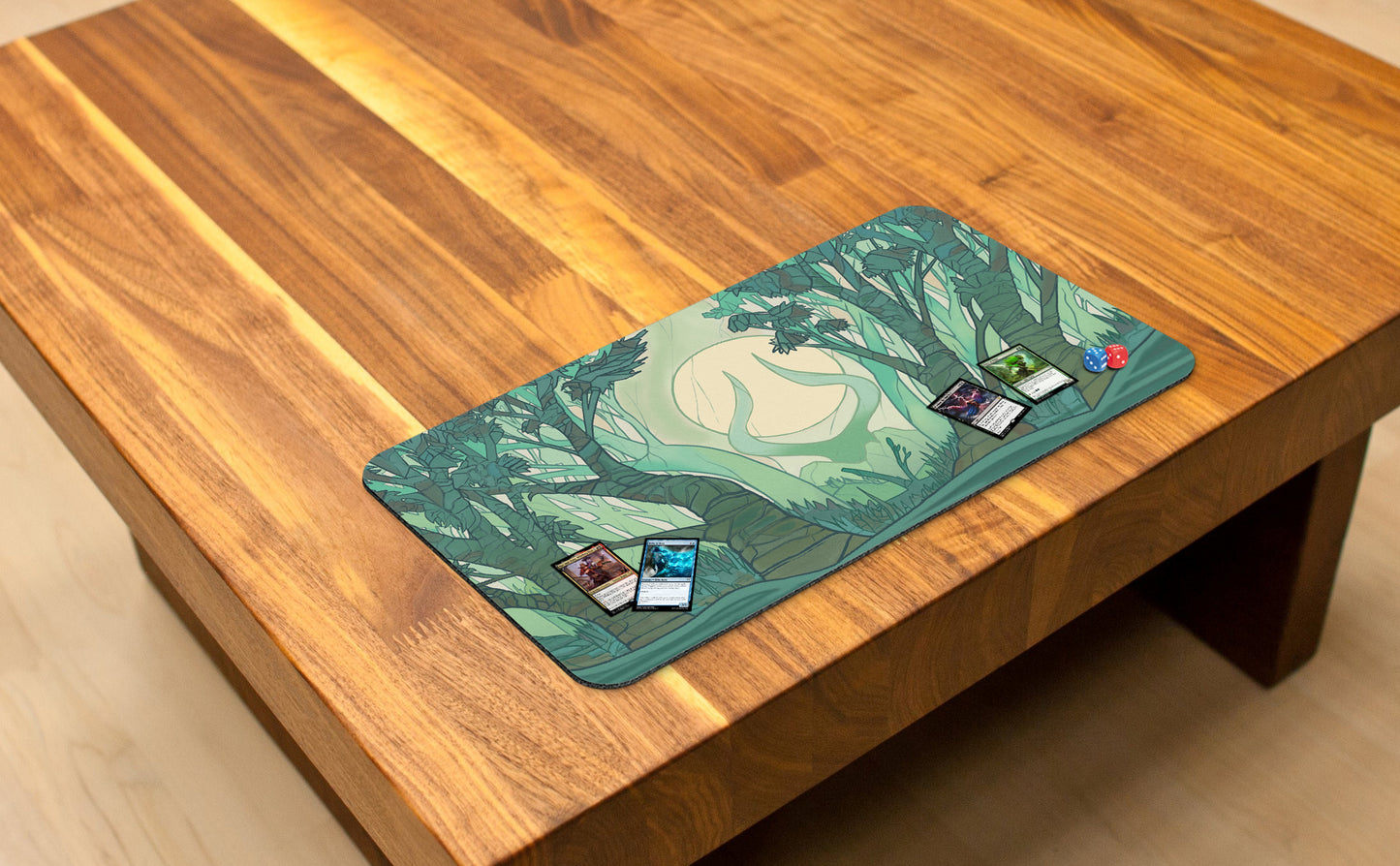 Forest Mana Scenery, Stained Glass