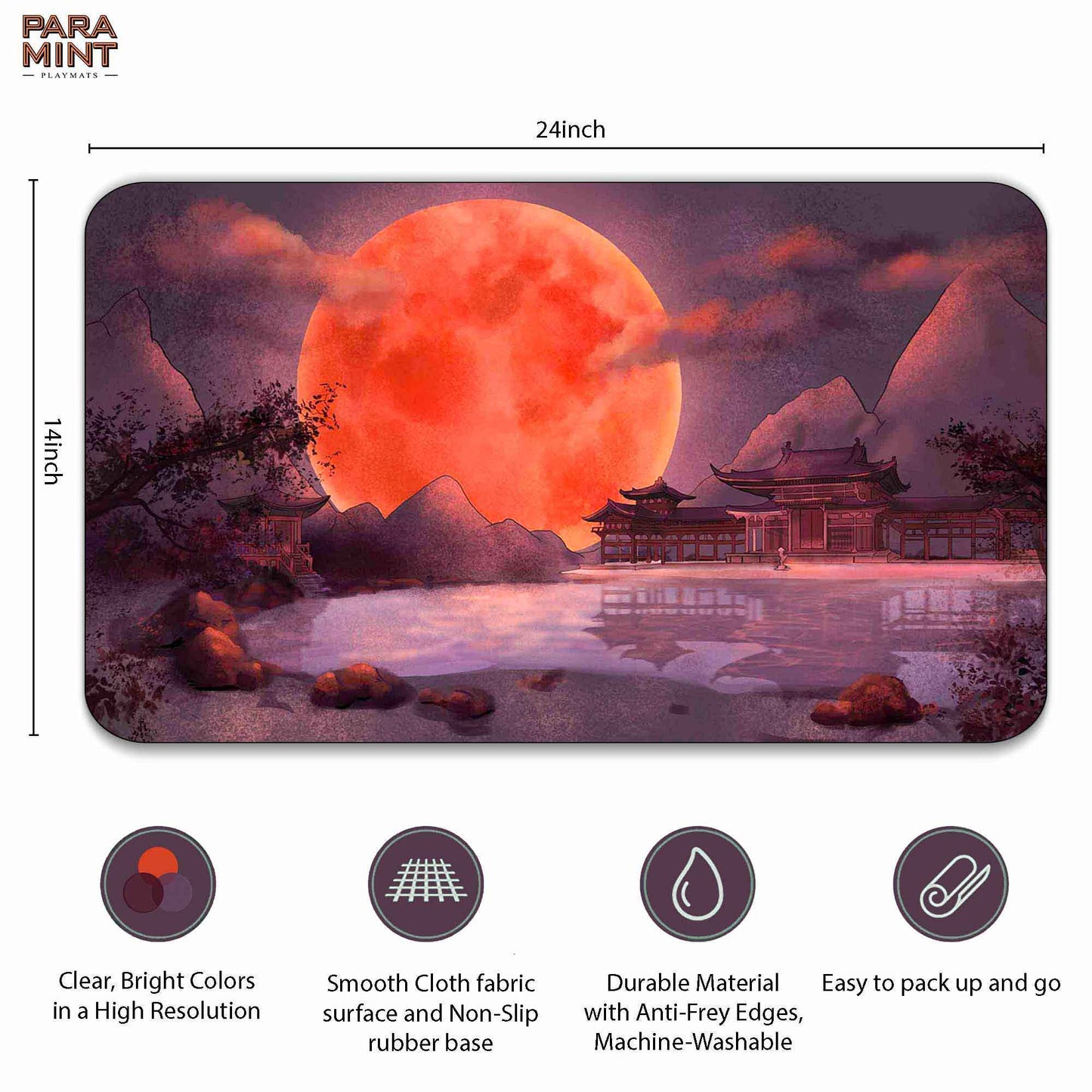 Blood Moon Shinto Temple
