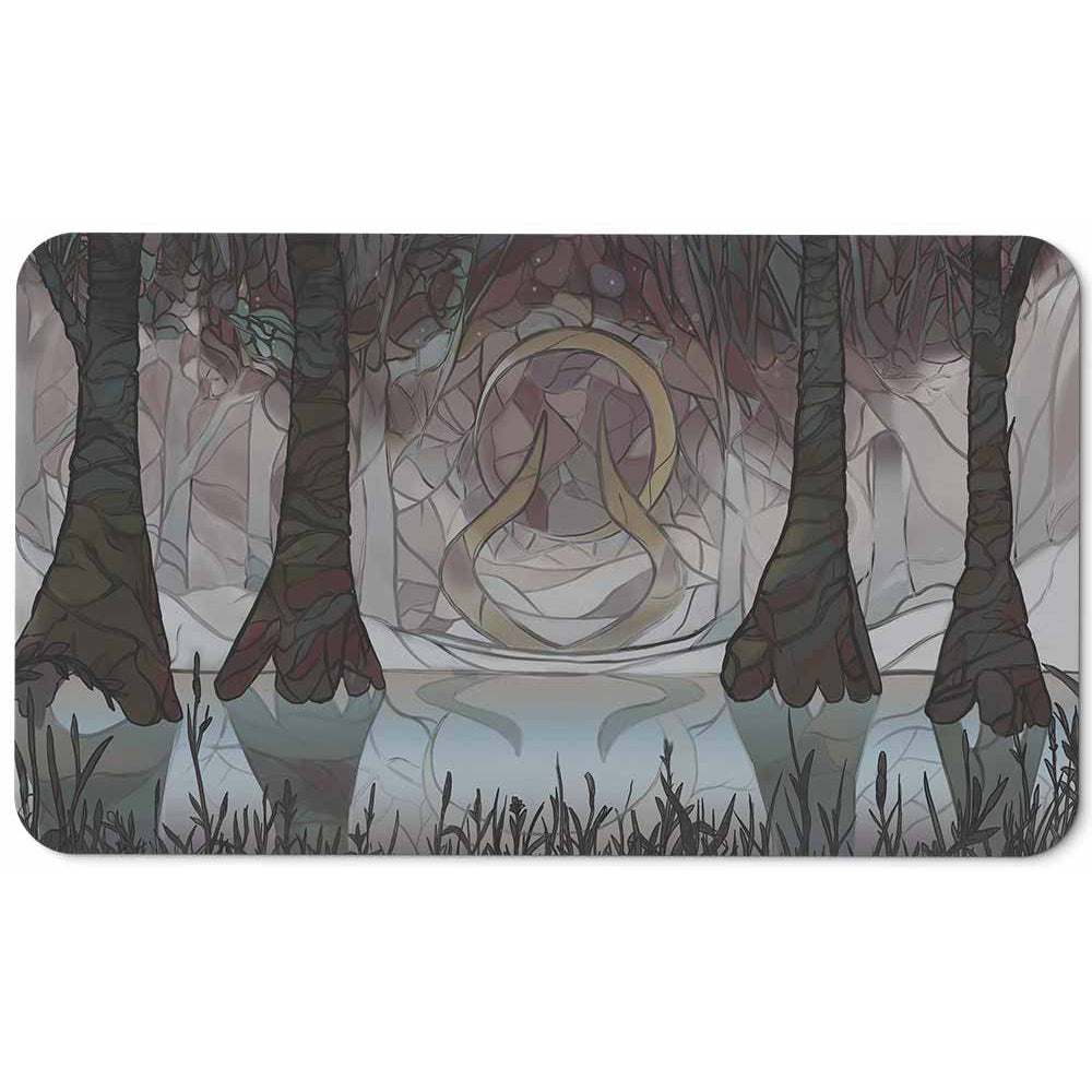 Swamp Mana Scenery, Stained Glass