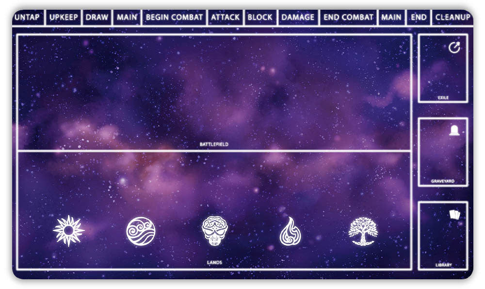 Cosmic Purple with zones