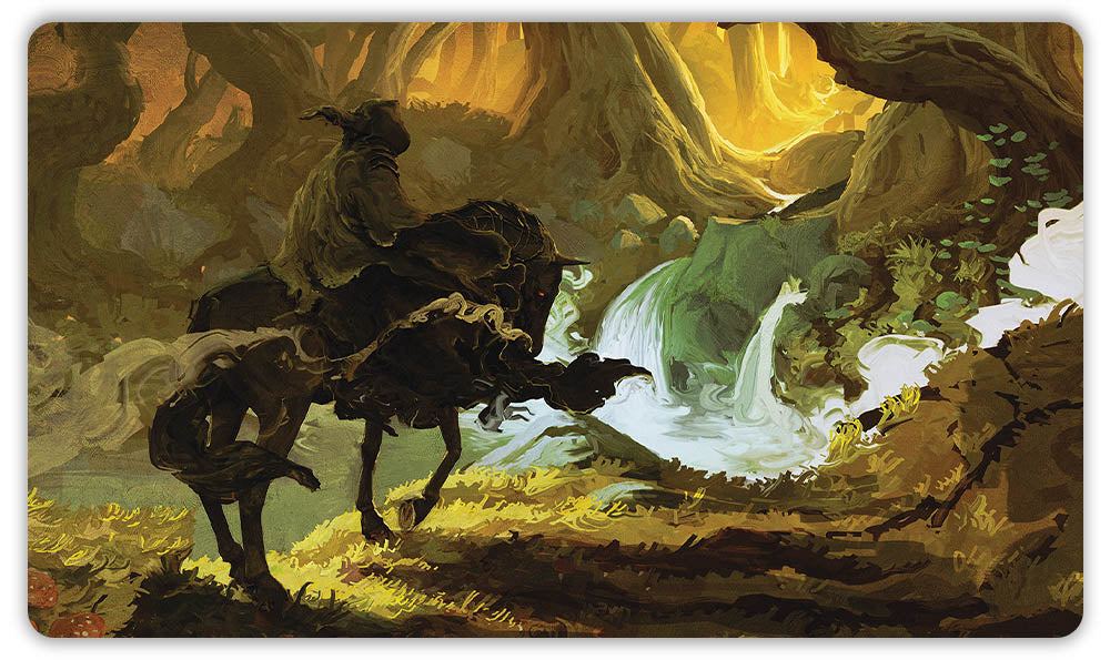 Dark Rider in the Woods