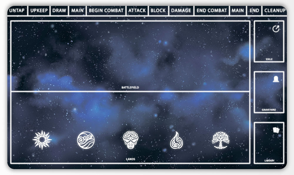 Cosmic Blue with zones