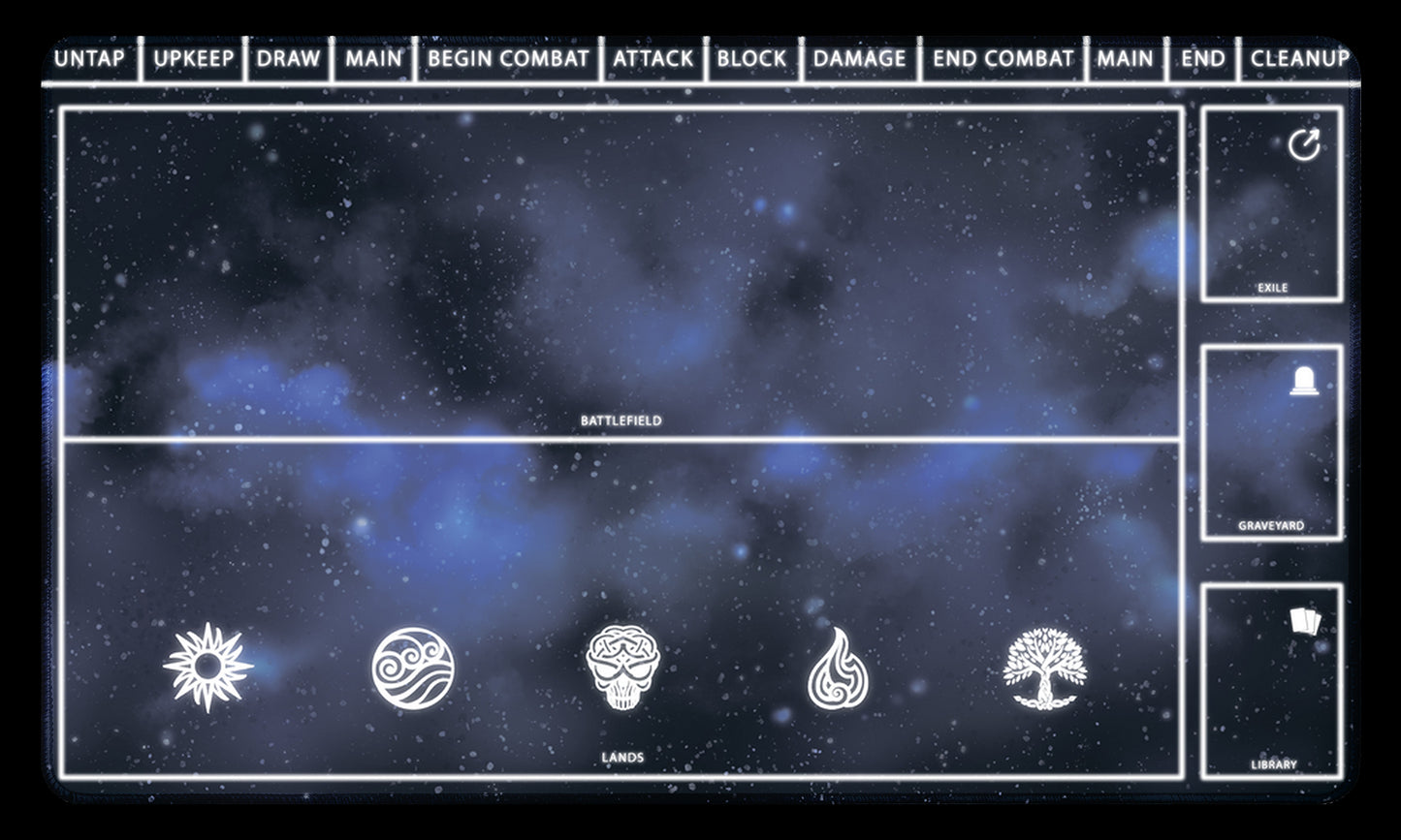 Cosmic Blue with zones