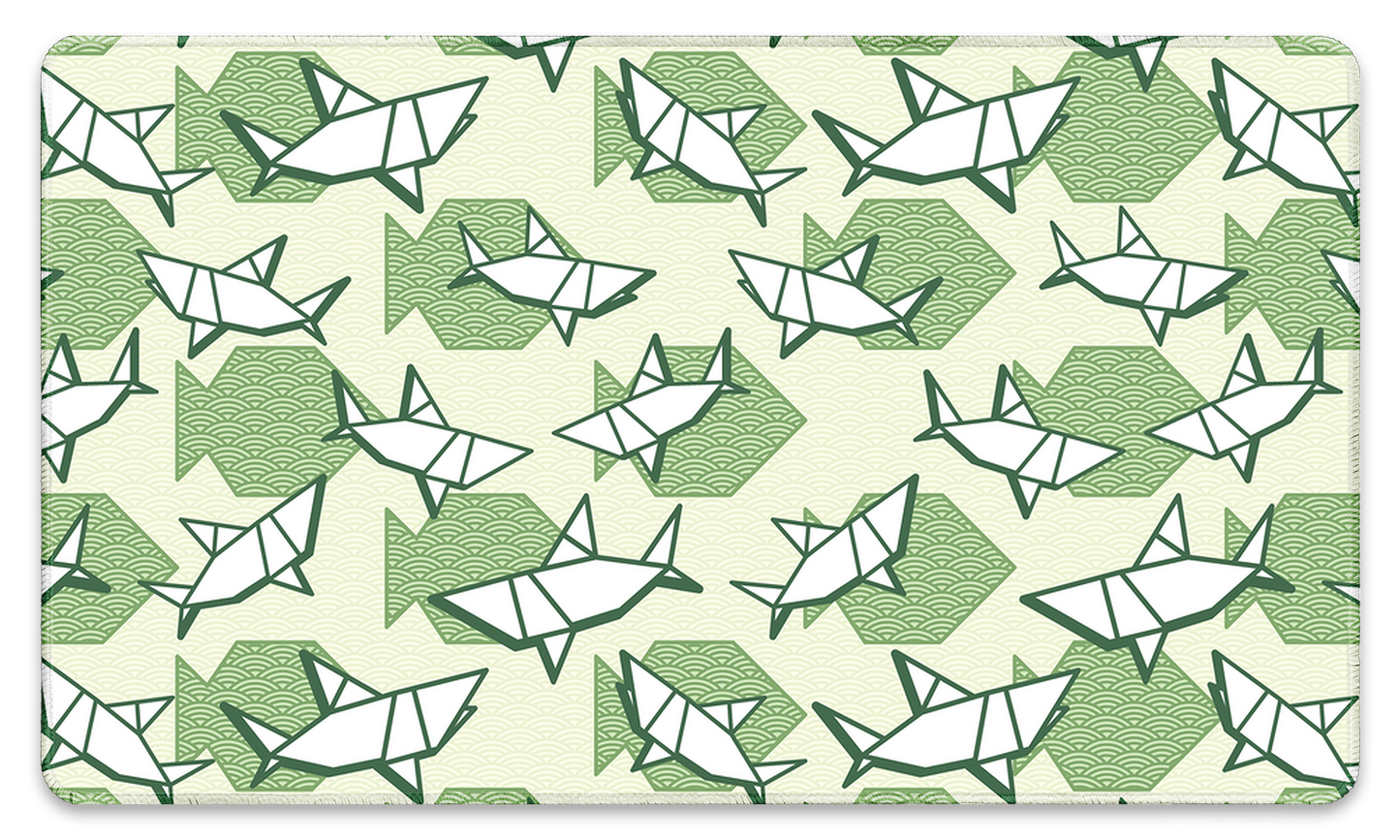 Paper Sharks Green