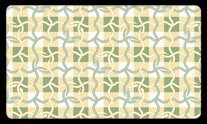 Plaid Snakes Green