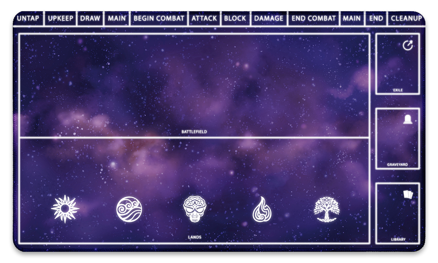 Cosmic Purple with zones