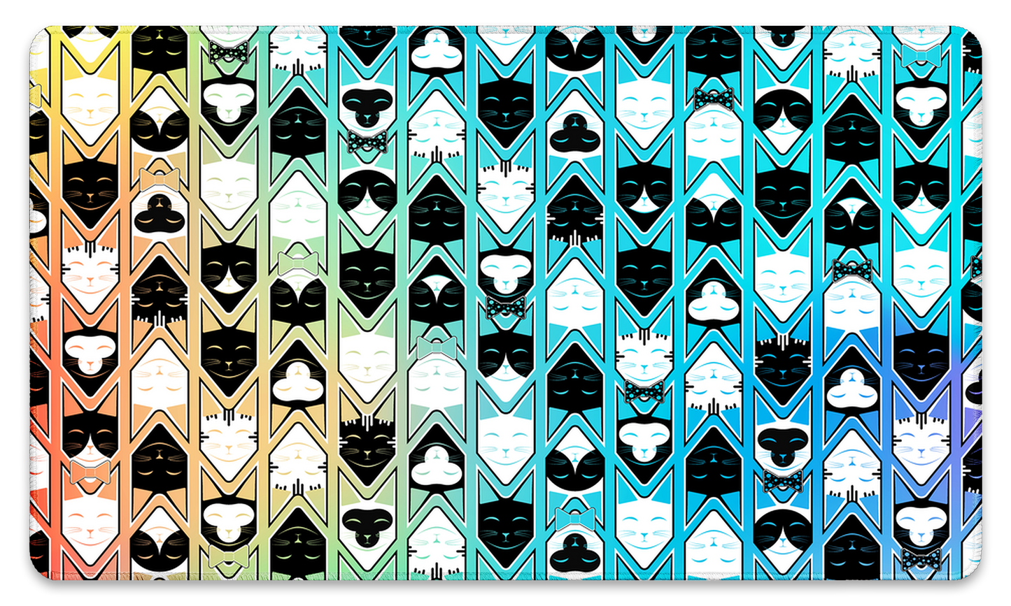 Cats N' Bow Ties Rainbow