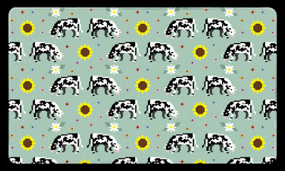 Pixel Cows Sage