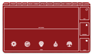 Red with zones