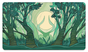 Forest Mana Scenery, Stained Glass