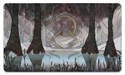 Swamp Mana Scenery, Stained Glass