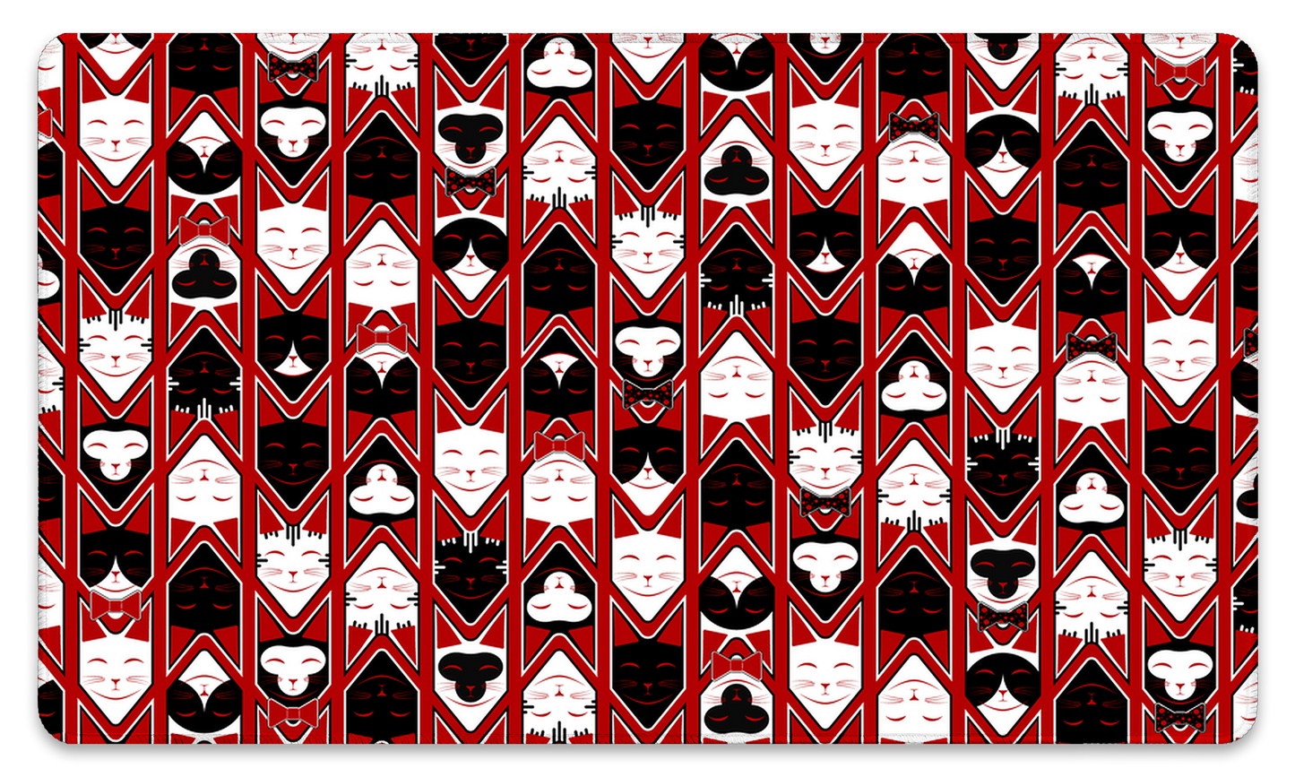 Cats N' Bow Ties Red