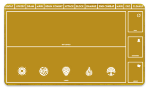 Yellow with zones