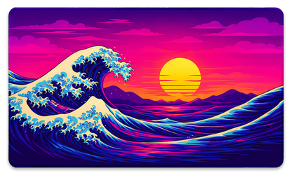 Neon Wave Sunset
