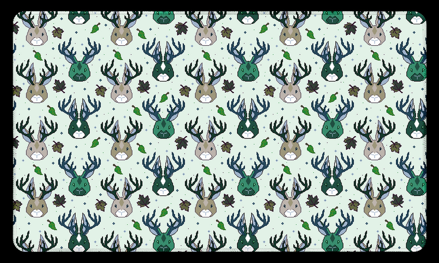 Pixel Jackalope Green