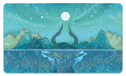 Island Mana Scenery, Stained Glass