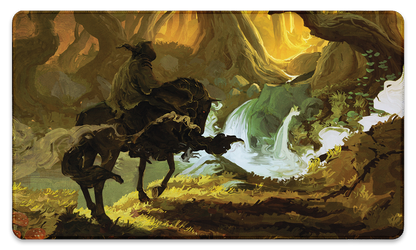 Dark Rider in the Woods