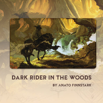 Dark Rider in the Woods