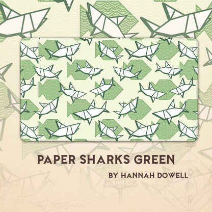 Paper Sharks Green