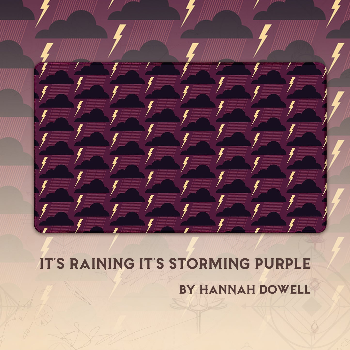 It's Raining It's Storming Purple