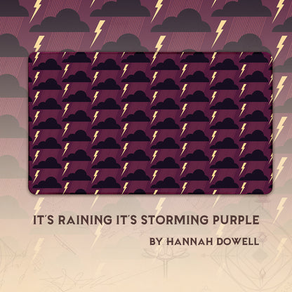 It's Raining It's Storming Purple