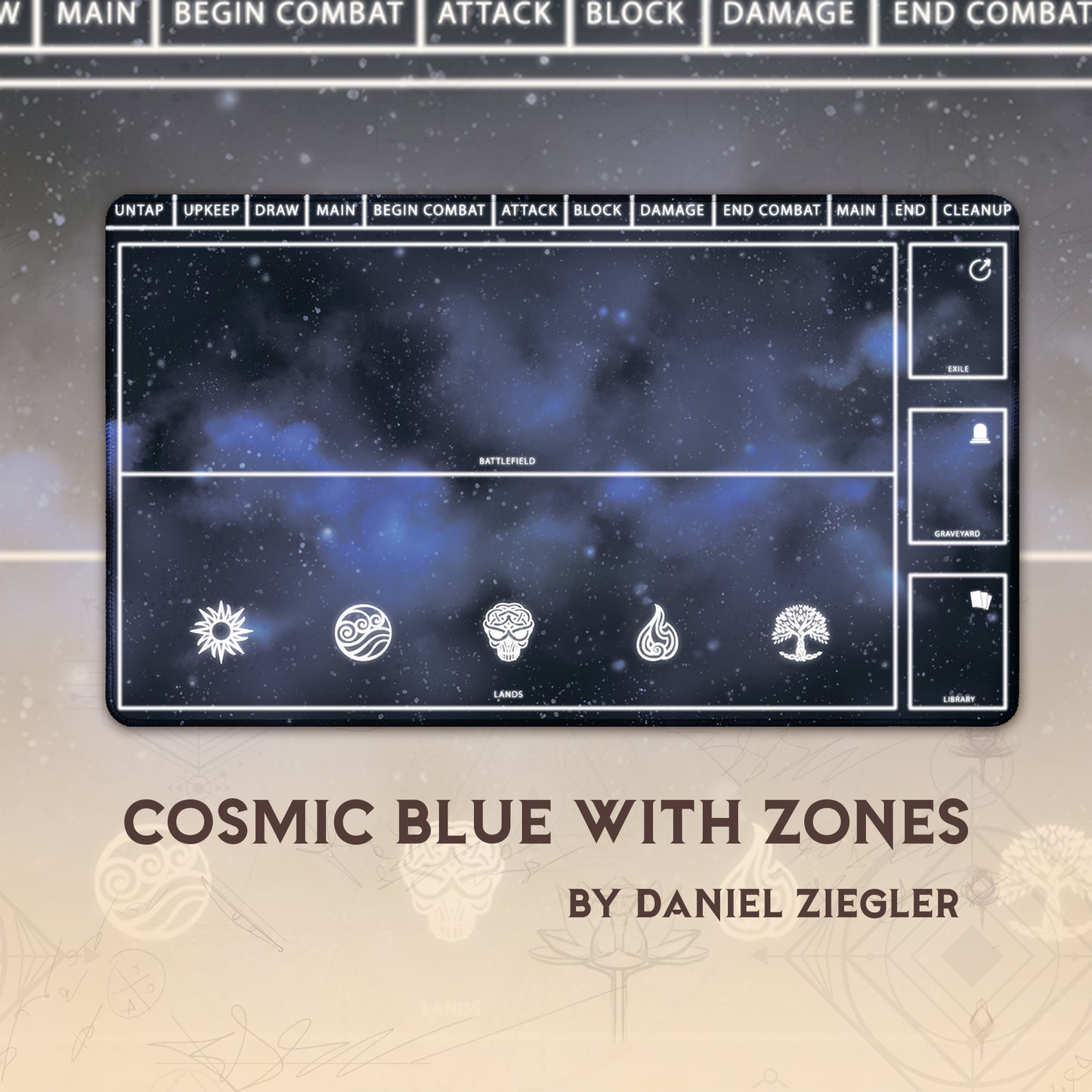 Cosmic Blue with zones