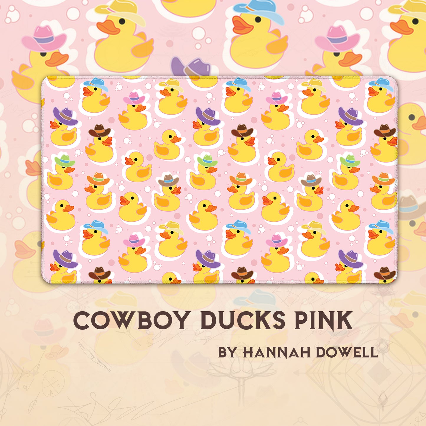 Cowboy Ducks Pink