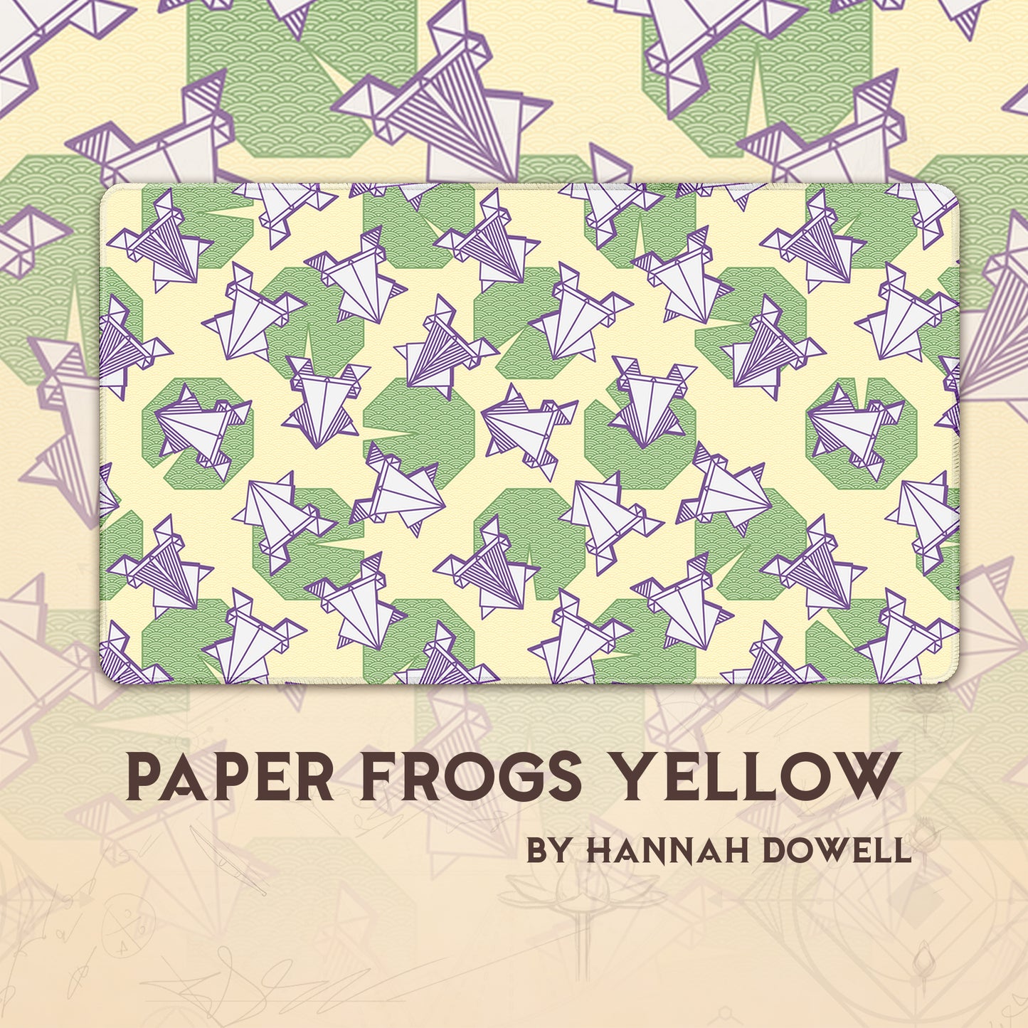 Paper Frogs Yellow