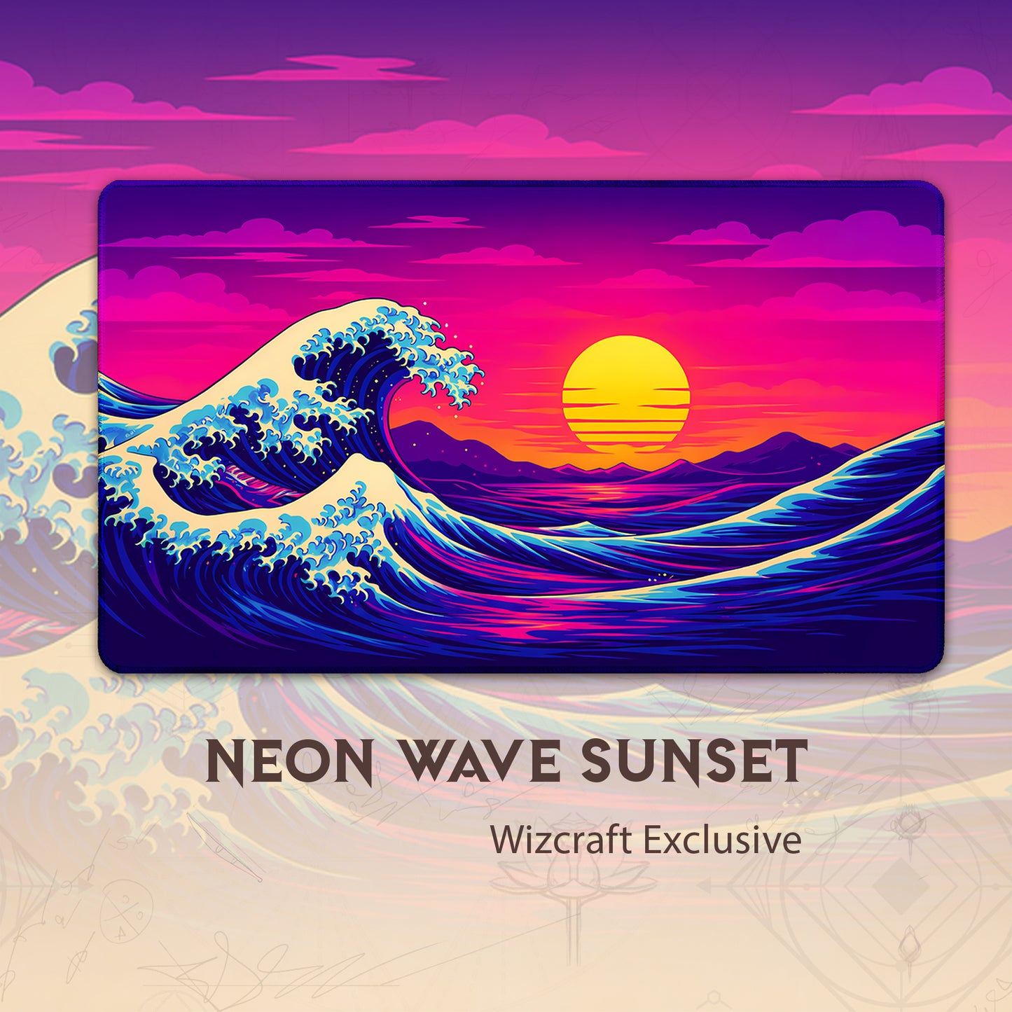 Neon Wave Sunset